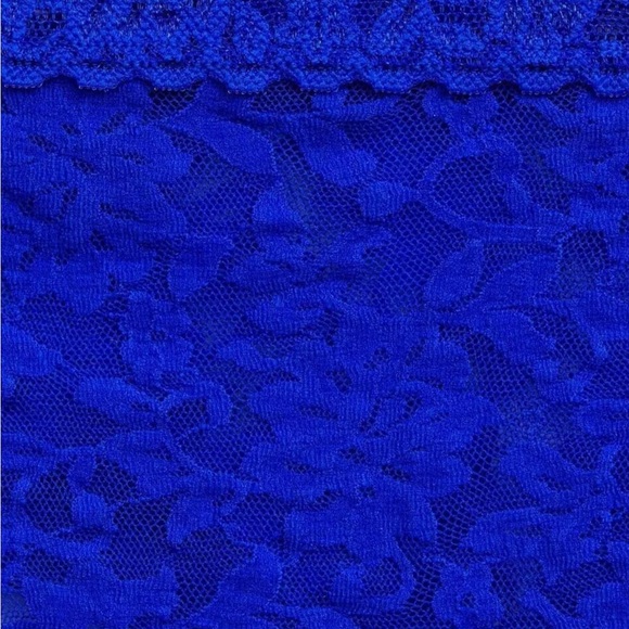 Torrid Curve Lacey Mid-Rise Cheeky Panty Blue Lace Plus Size 6 NWT - Picture 2 of 3